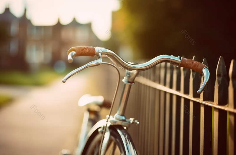 街上的老式自行车复古风格,高清,摄影图,摄影图片,图片大全,摄影图免费下载